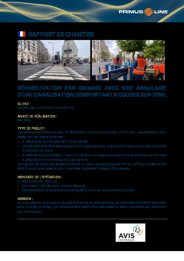 Image du document pdf : Reportage chantier SEDIF - Charenton-le-Pont 94_FR  