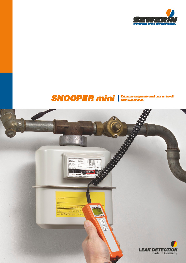 Image du document pdf : Doc SNOOPER MINI FR  