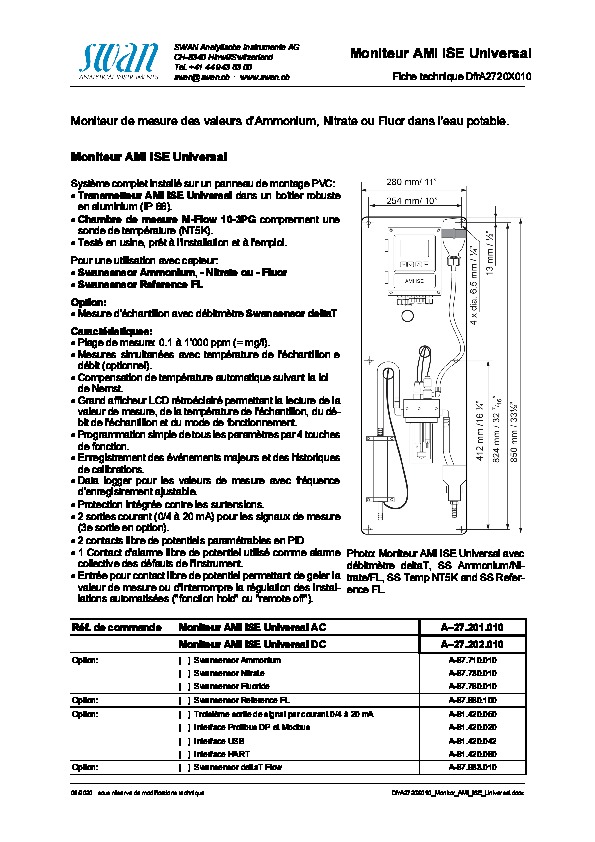 Image du document pdf : Fiche technique_Monitor_AMI_ISE  