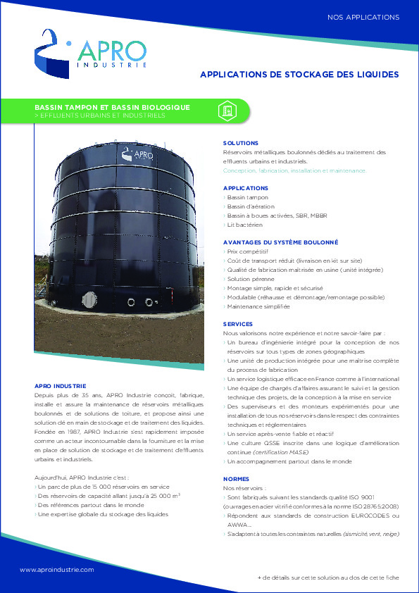 Image du document pdf : Fiche application BASSIN TAMPON ET BASSIN BIOLOGIQUE  