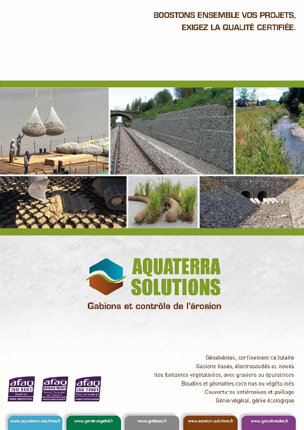 Image du document pdf : Plaquette AquaTerra Solutions Qualite certifiee et gamme de solutions  