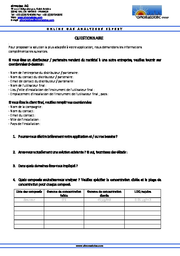 Image du document pdf : 2020 Preliminary Questionnaire FR  