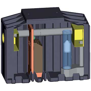 Séparateur d'hydrocarbures PEHD